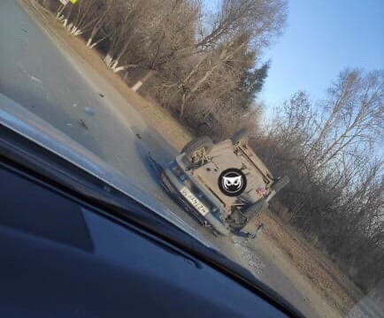 Пенсионерка выжила в перевернувшейся «Ладе»