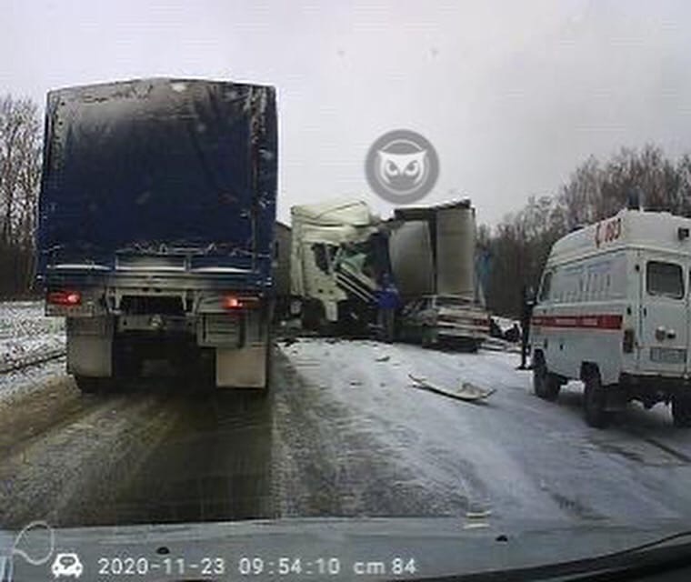 На трассе «Тамбов-Пенза» в ДТП погиб водитель МАЗа