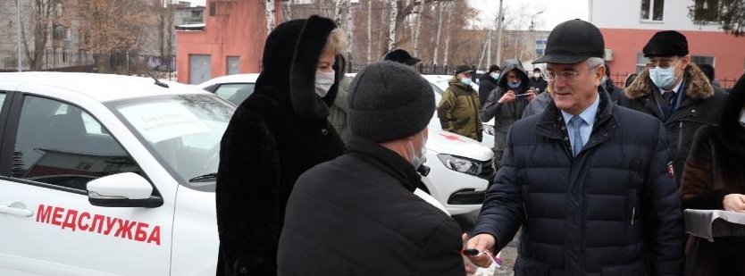 В больницы Пензы, Кузнецка и Бессоновки передали новые машины