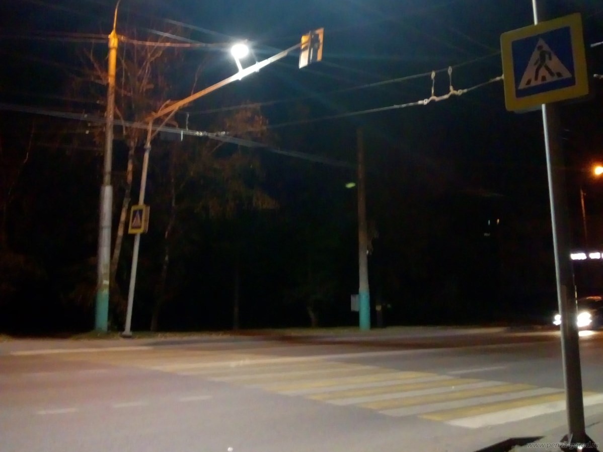 В Пензе пешеходов обезопасили при помощи подсветки