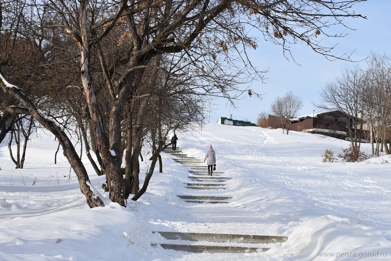 В Пензе отремонтируют лестницу, ведущую к Дворцу детского творчества