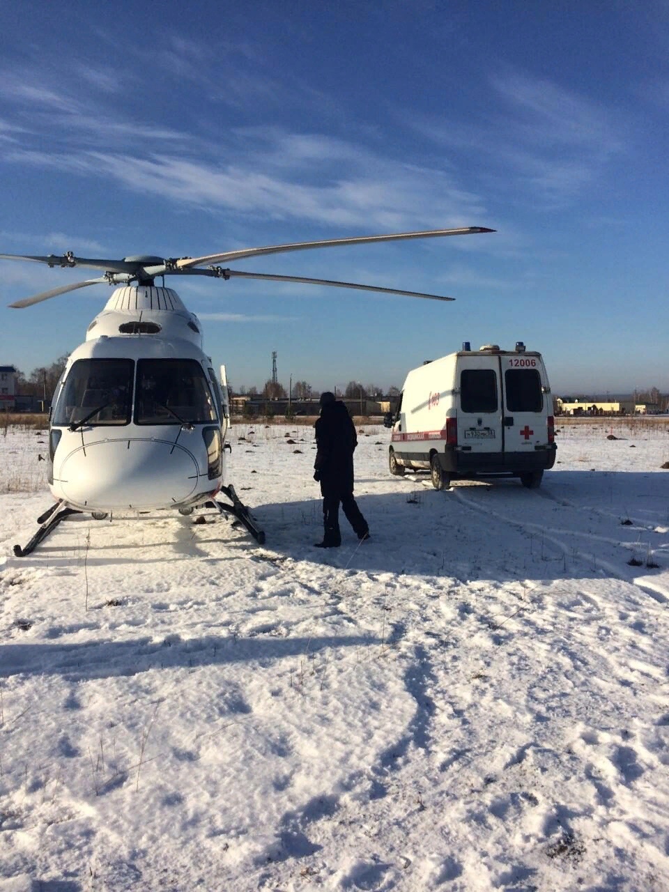 Медики рассказали о новой посадке вертолета в Сердобске