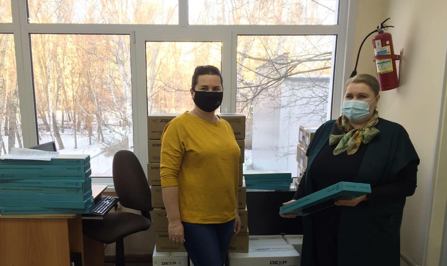 Ольга Чистякова передала новое оборудование пензенской инклюзивной школе