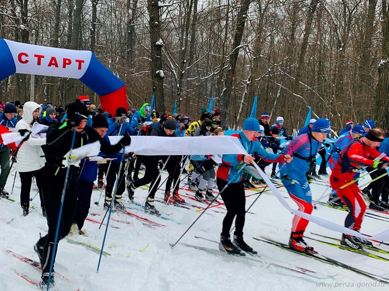 В лыжной гонке на Олимпийской аллее участвовали более 500 пензенцев