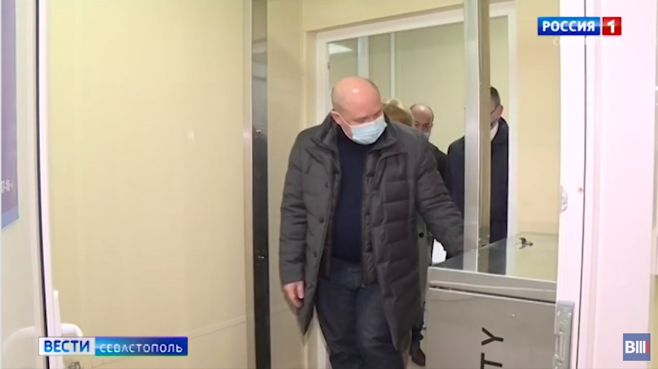 Дезинфекционные рамки «Мизотти» установили в больнице Севастополя