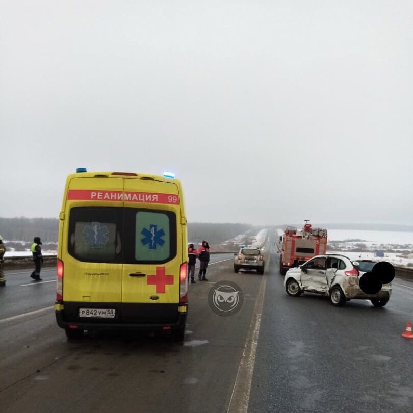 В Кривозерье на выезде из Пензы в ДТП пострадал человек