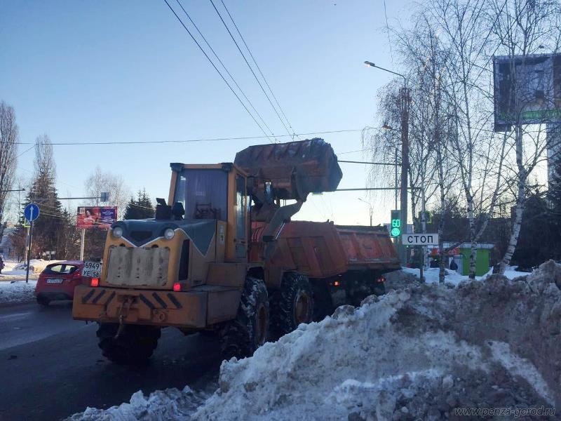 В Пензе на вывоз снега планируют потратить около 19 млн рублей