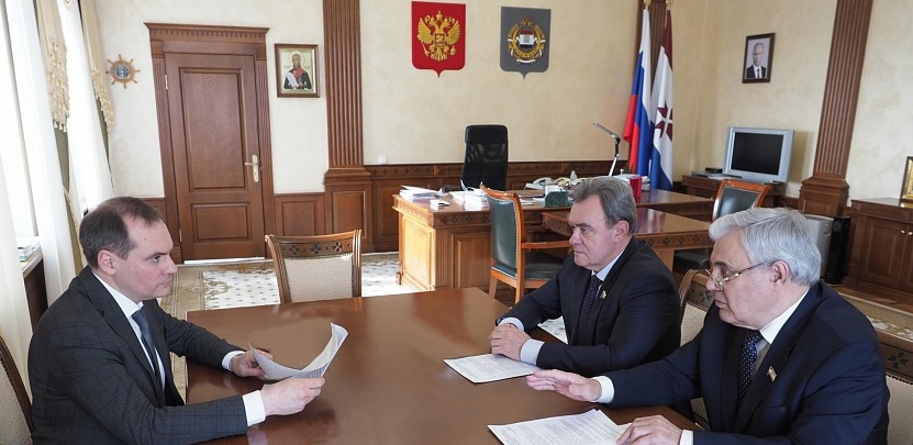 Валерий Лидин прибыл с рабочим визитом в Республику Мордовия