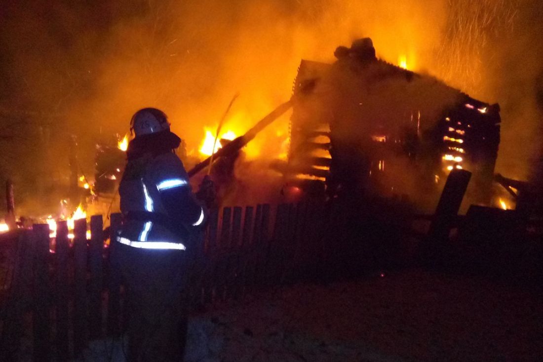 В Пензенской области в страшном пожаре погибли два человека