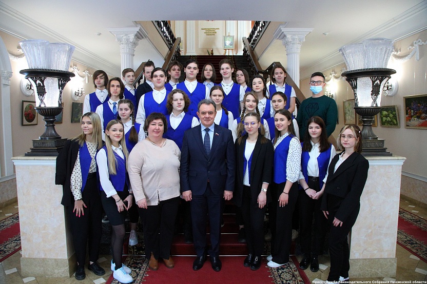 Валерий Лидин встретился с учениками лицея современных технологий