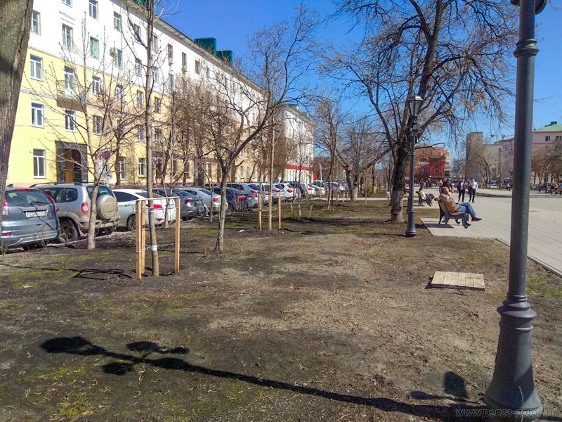 В Пензе подрядчик допустил огрехи в благоустройстве трех скверов