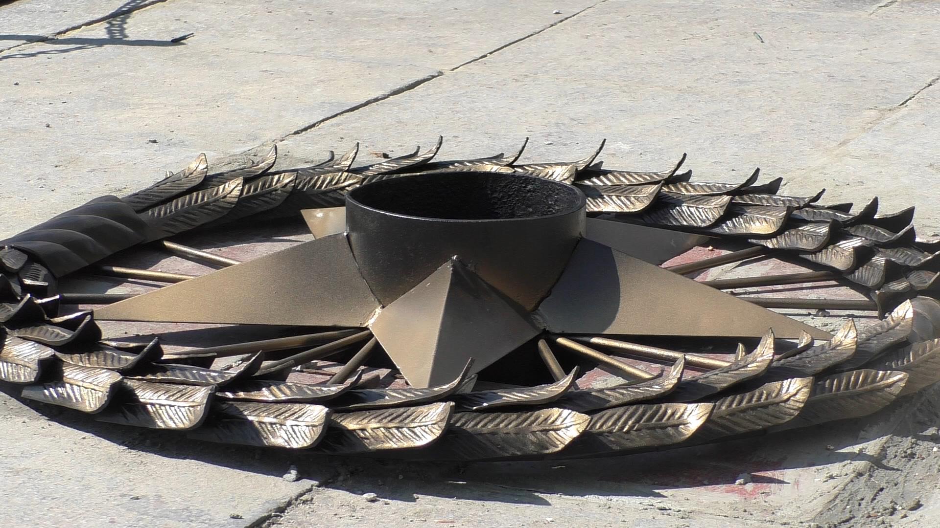 В Кузнецке установили новую звезду у Вечного огня