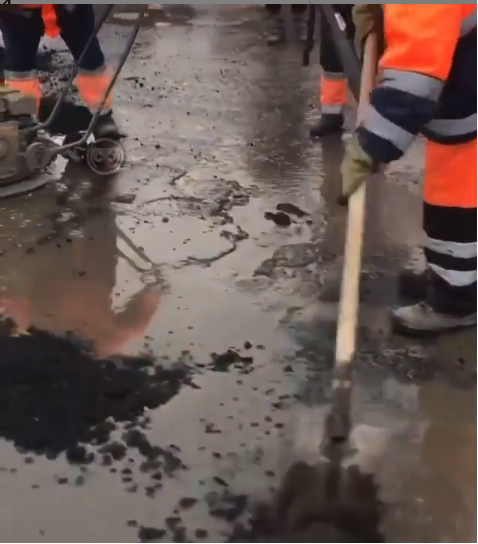 Автолюбители сняли видео о мелкоямочном ремонте по-пензенски