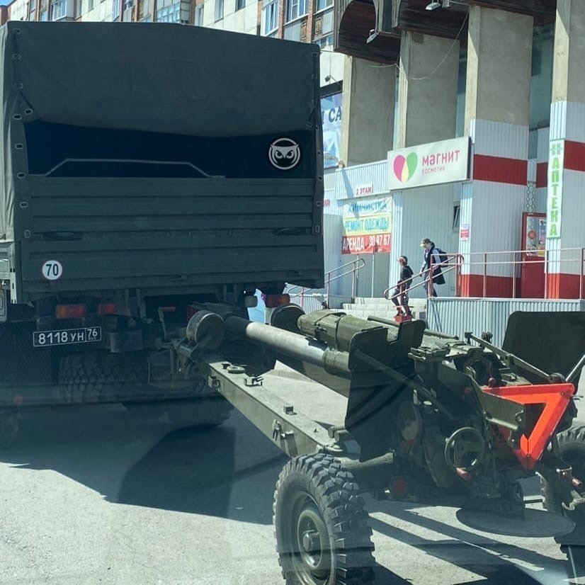 «Просто пушка»: пензенцы увидели на улице противотанковое орудие