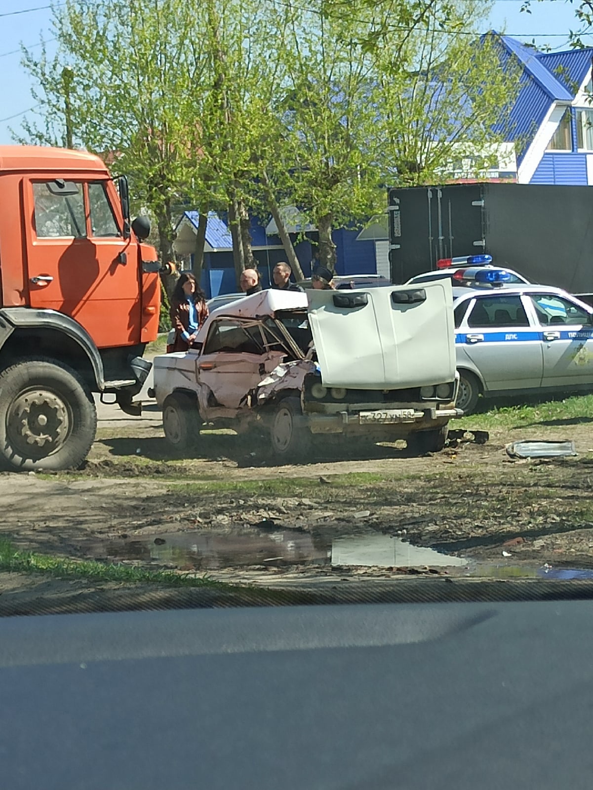 В Кузнецке 77-летний водитель «шестерки» пострадал в ДТП с КамАЗом
