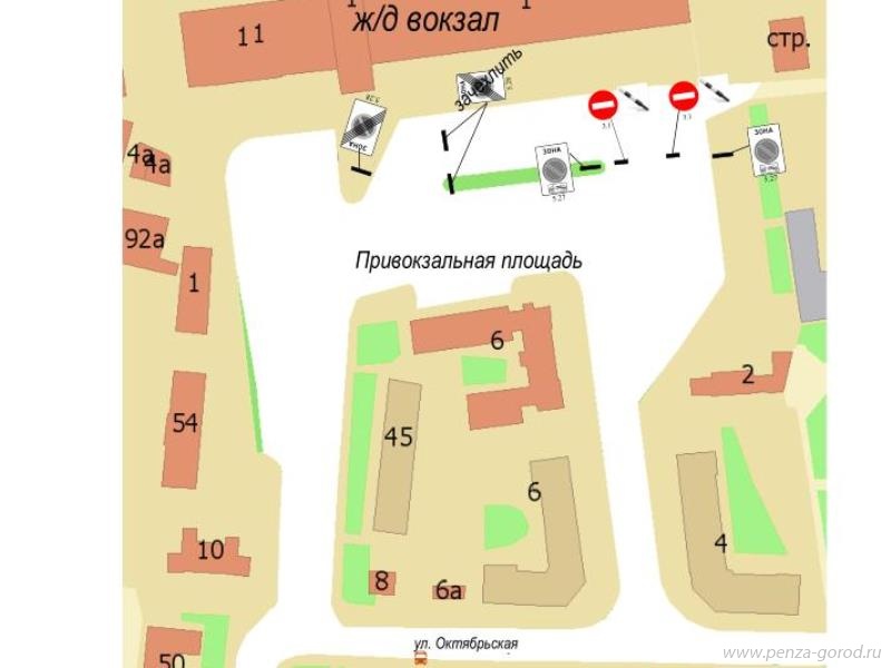 Движение на Привокзальной площади будет временно прекращено