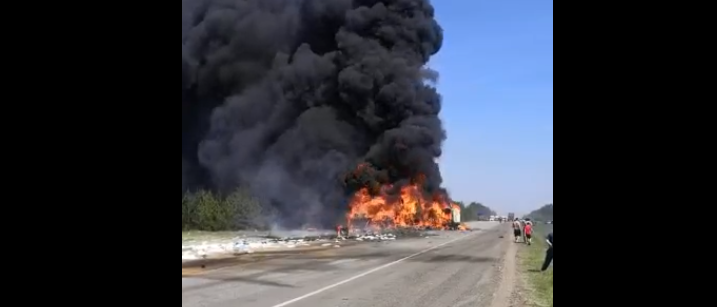 В УМВД подтвердили виновность водителя фуры "Скания" в жуткой аварии на М5