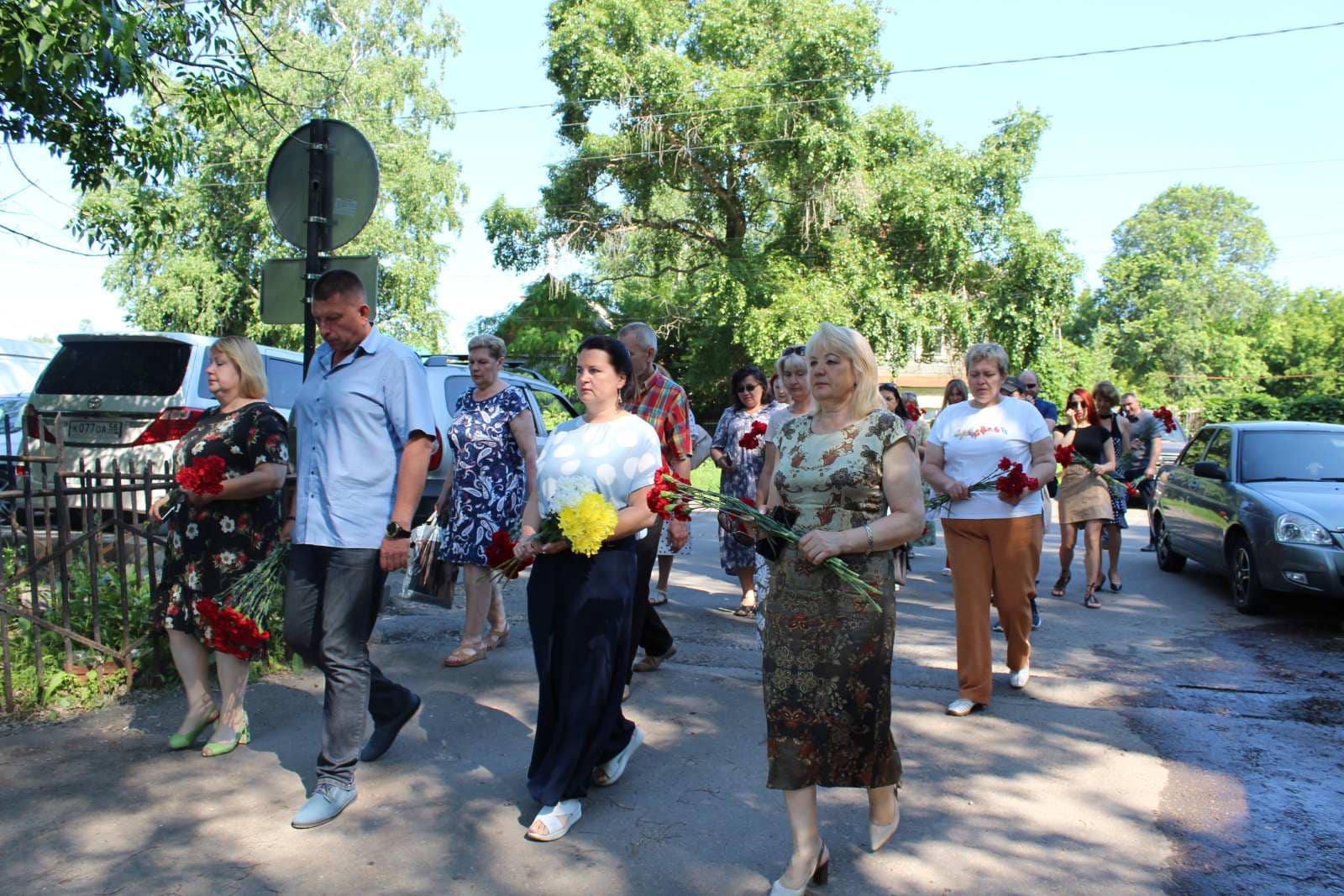 Ольга Чистякова почтила память павших воинов