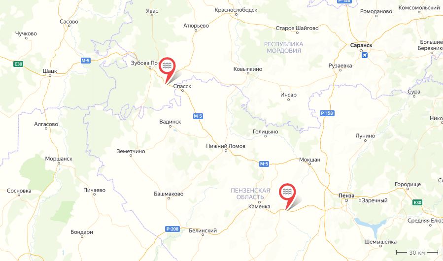 На трассе "Пенза — Тамбов" временно изменили схему движения