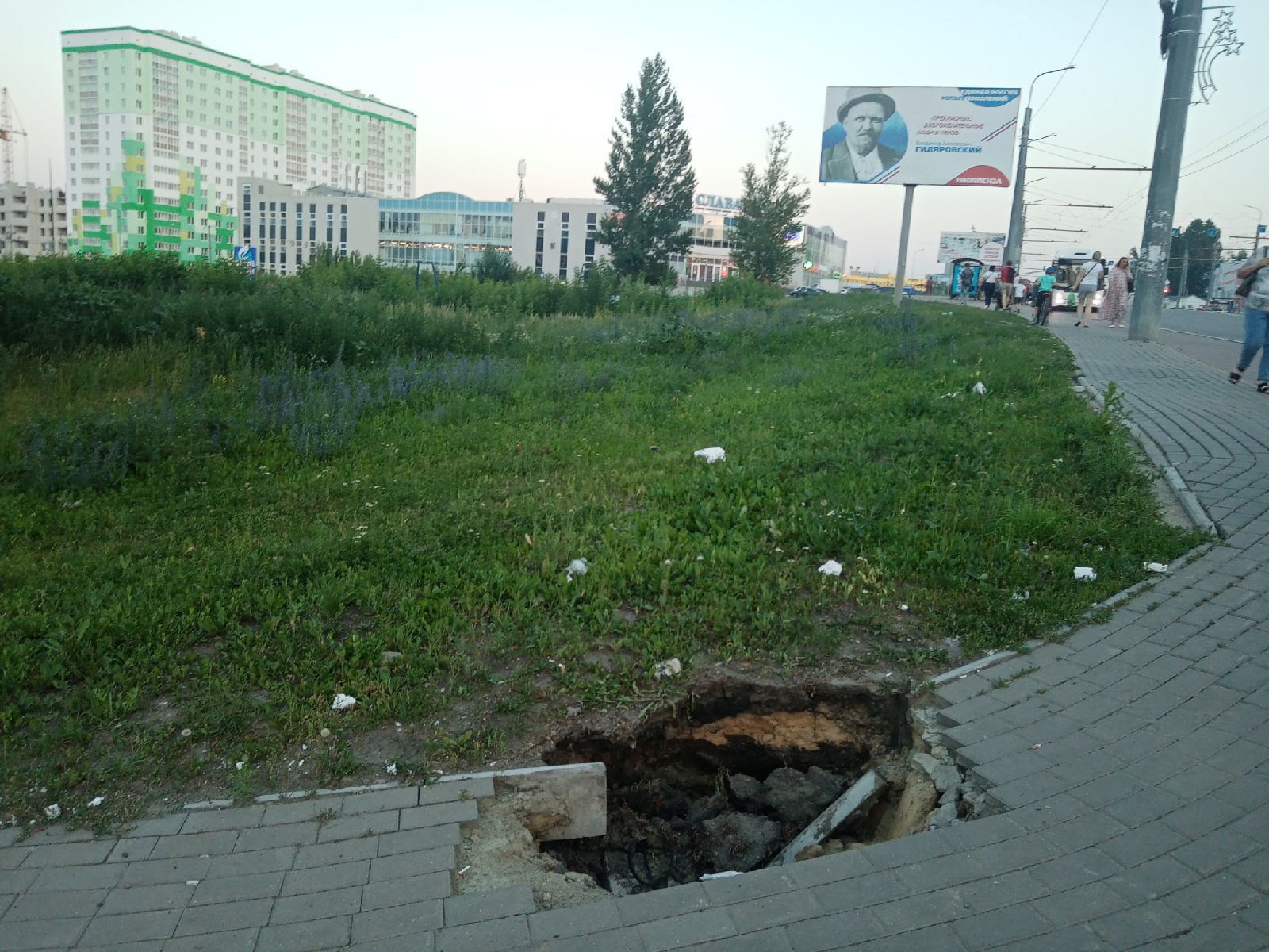 В Пензе на Терновской улице пешеходов поджидает опасность