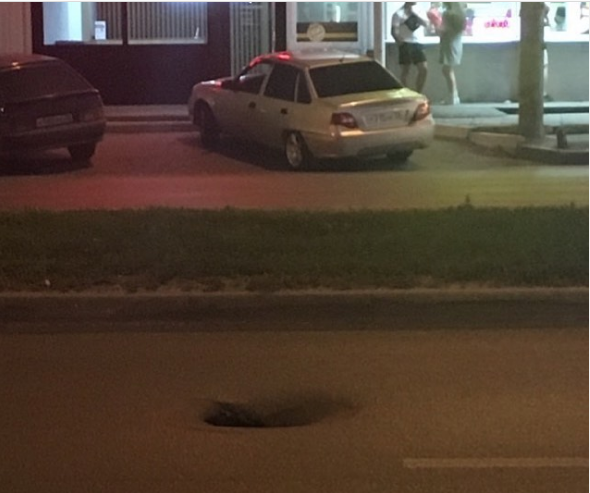 Пензенцы сообщили в соцсетях об очередной яме на проезжей части