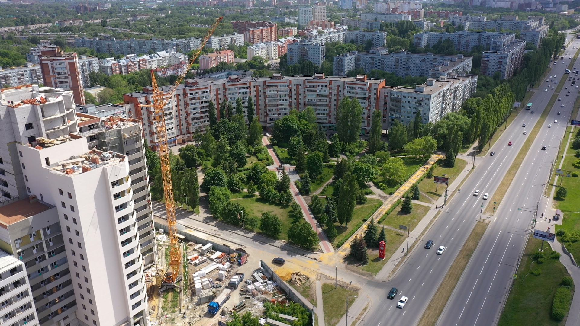 «Термодом» благоустраивает сквер героев-чернобыльцев в Пензе