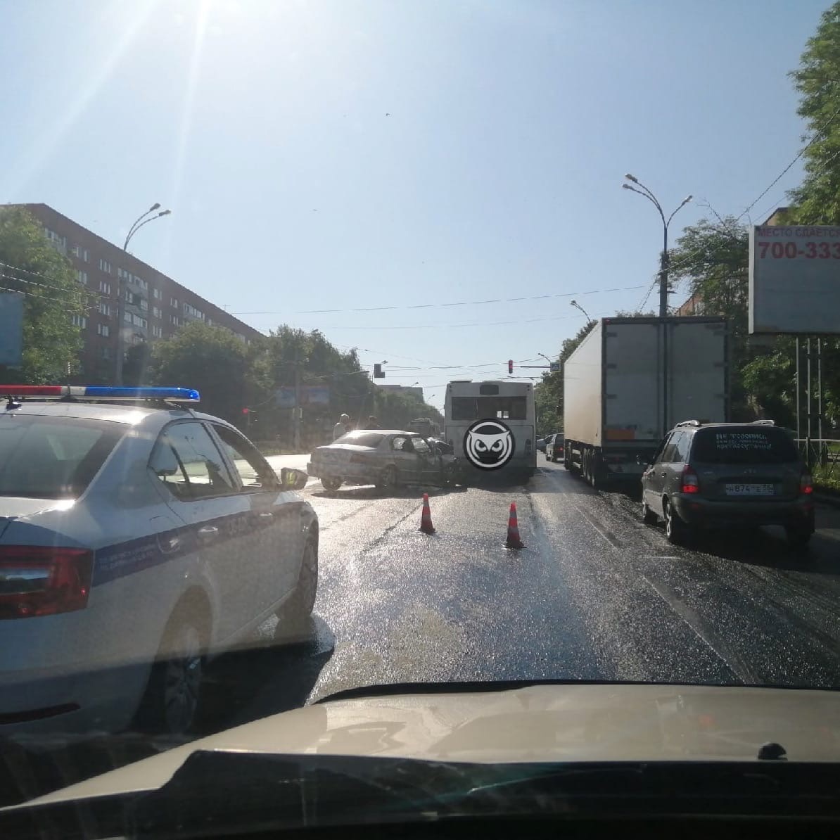 В Пензе в ДТП с автобусом и иномаркой пострадали 5 человек