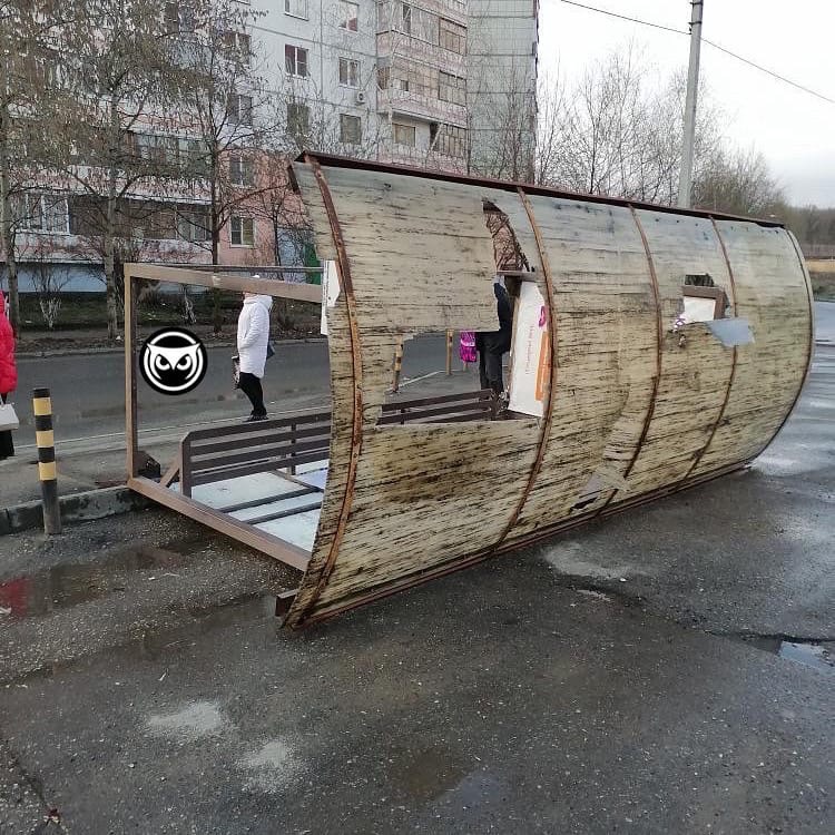 После жалобы пензенцев на улице Ладожской отремонтировали остановку