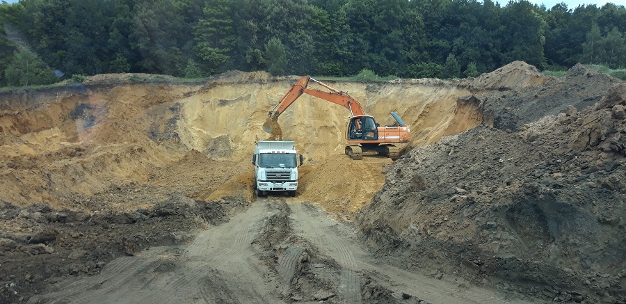 В Пензенской области вели самовольную добычу песка