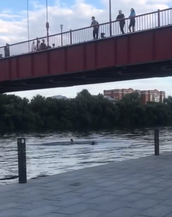 В Пензе молодежь придумала новое и опасное развлечение на мосту Дружбы