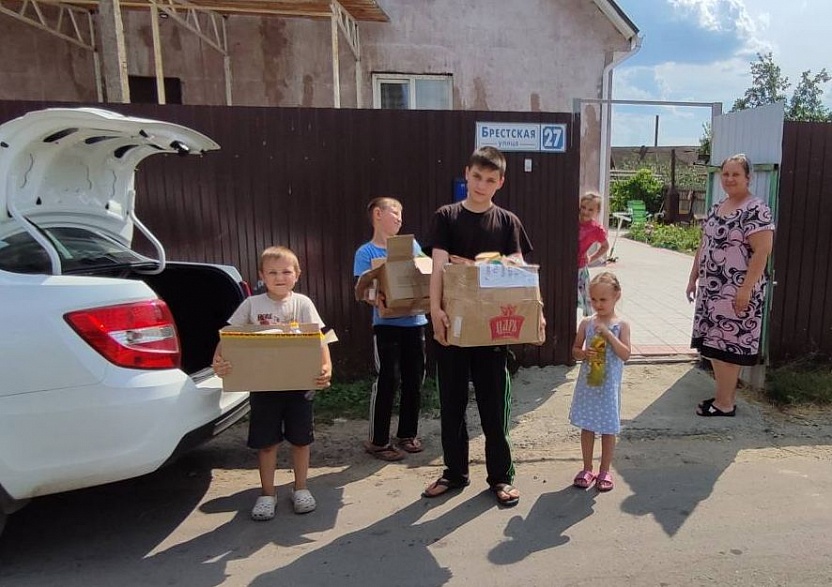 Ольга Чистякова помогла многодетной семье из Пензы