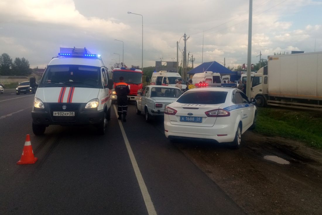 В результате аварии под Мокшаном пострадали четверо