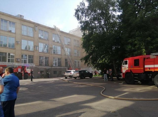 В Пензе произошел пожар на крупном предприятии
