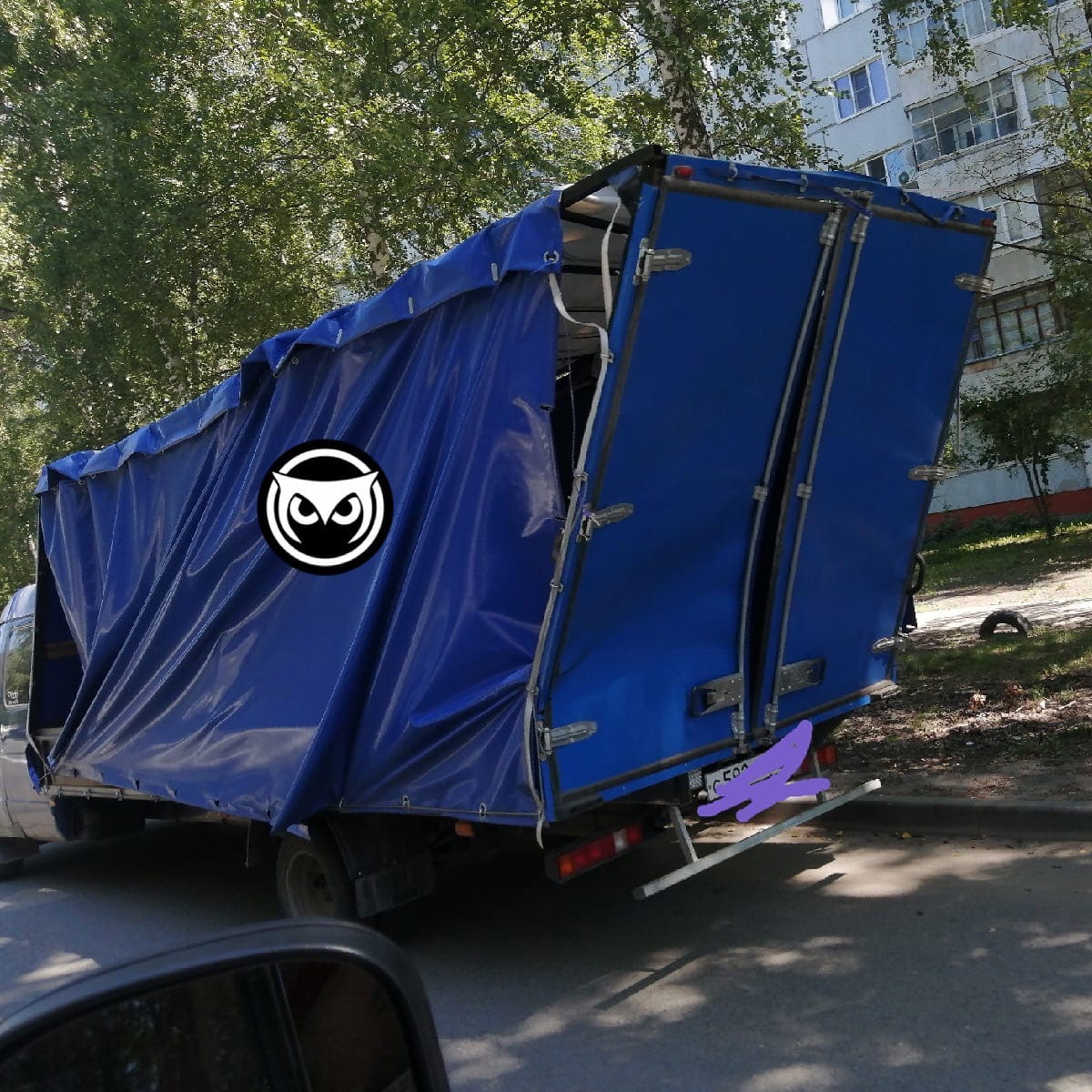 В Пензе "жертвой моста" стал грузовик