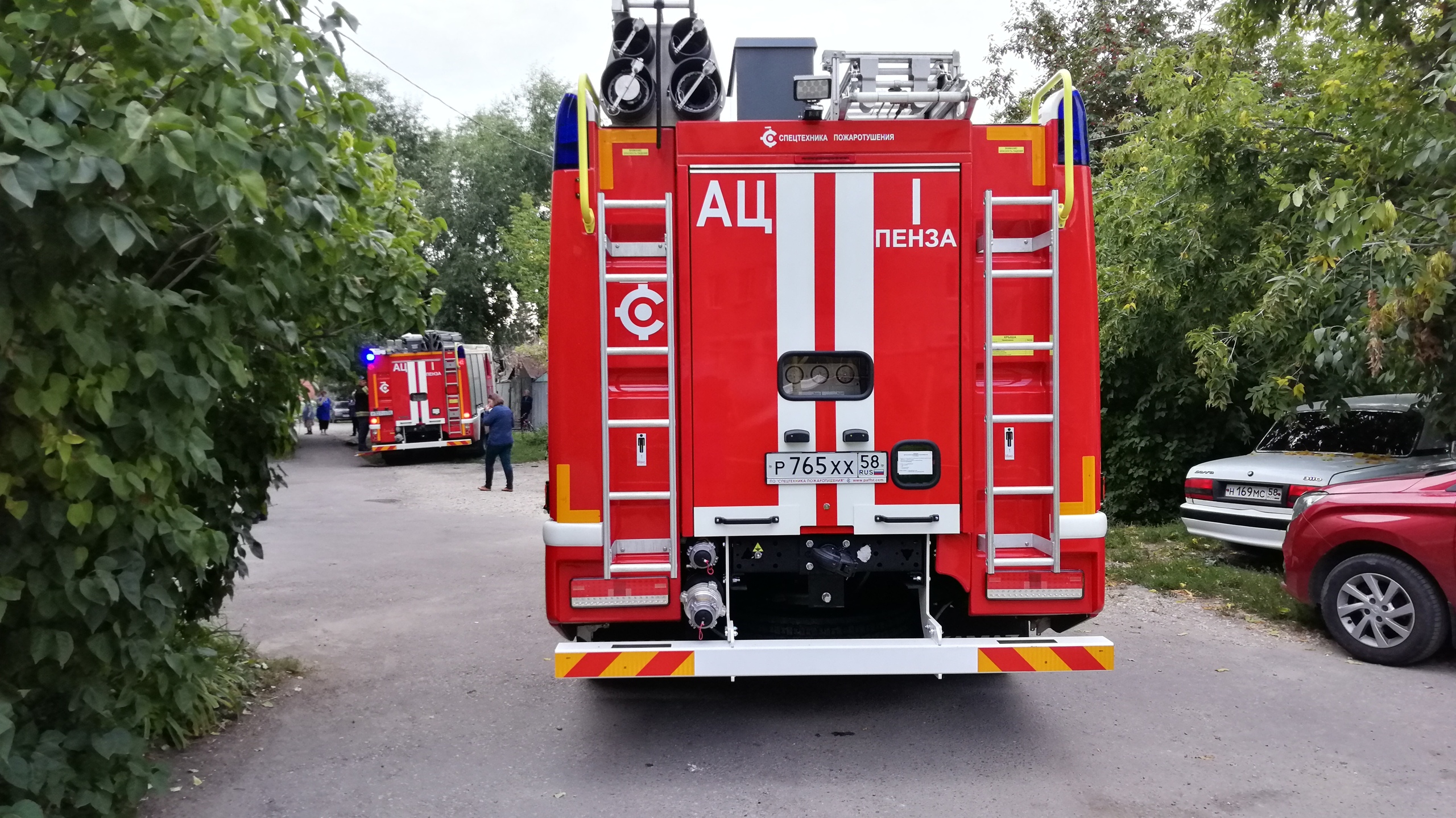 В Пензенской многоэтажке на 8 Марта произошел пожар