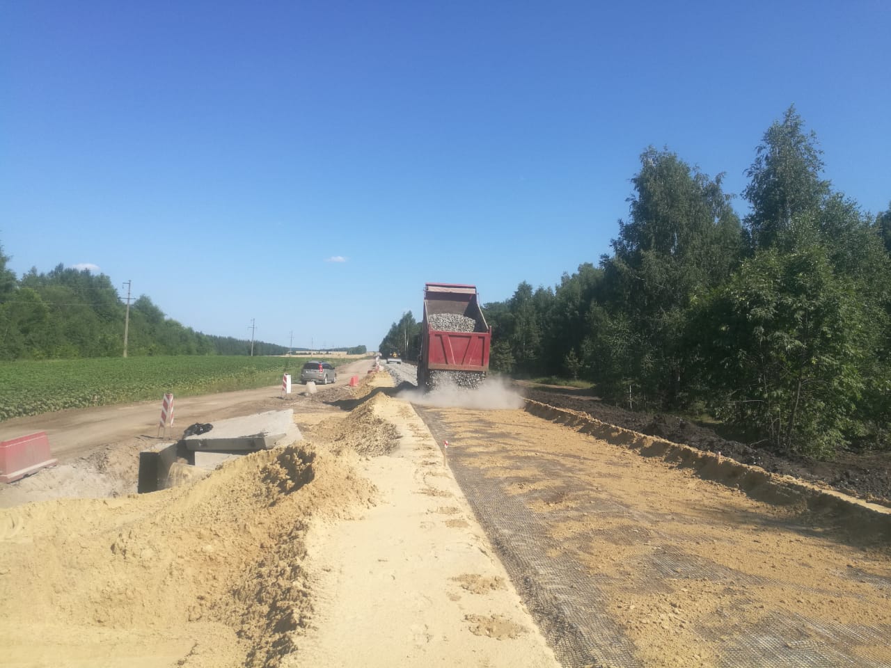 Продолжается капремонт дороги, связывающей Сердобск и Новую Студеновку