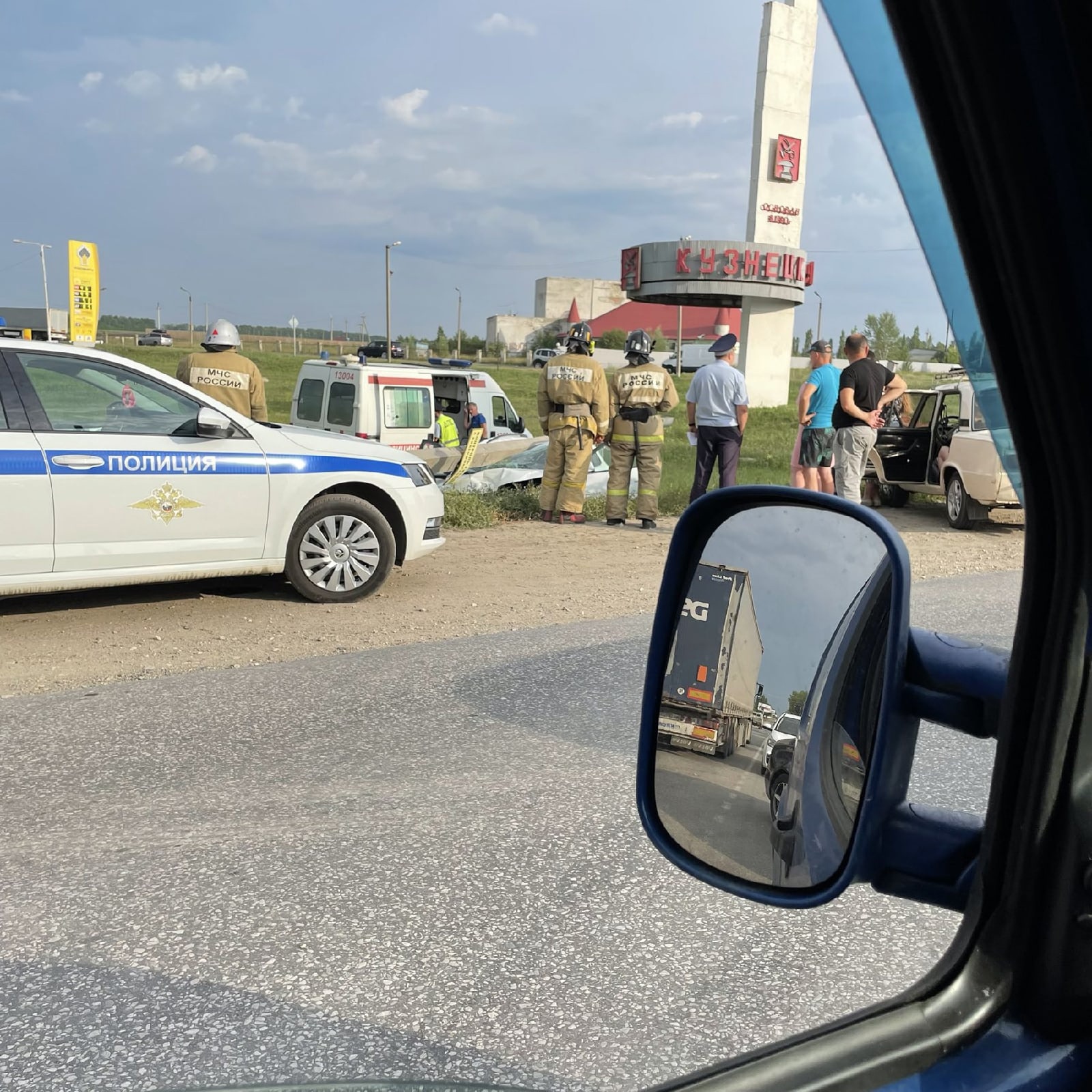 В Кузнецке пенсионерка пострадала в ДТП со столбом