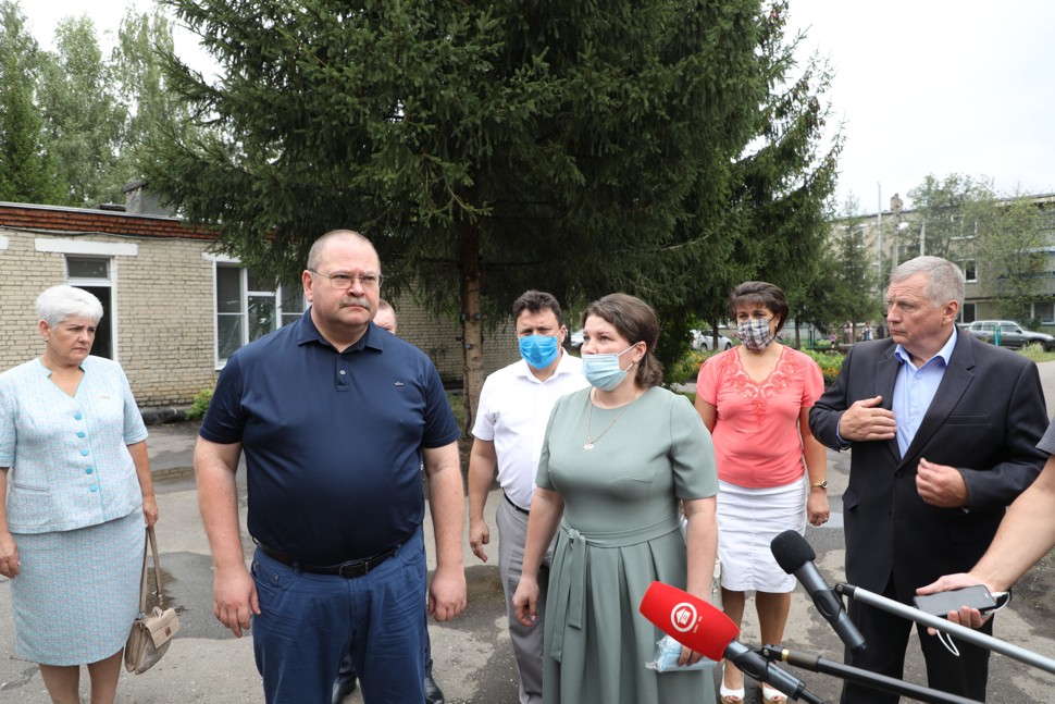 В Пачелме у Мельниченко попросили денег на внутреннюю отделку детсада