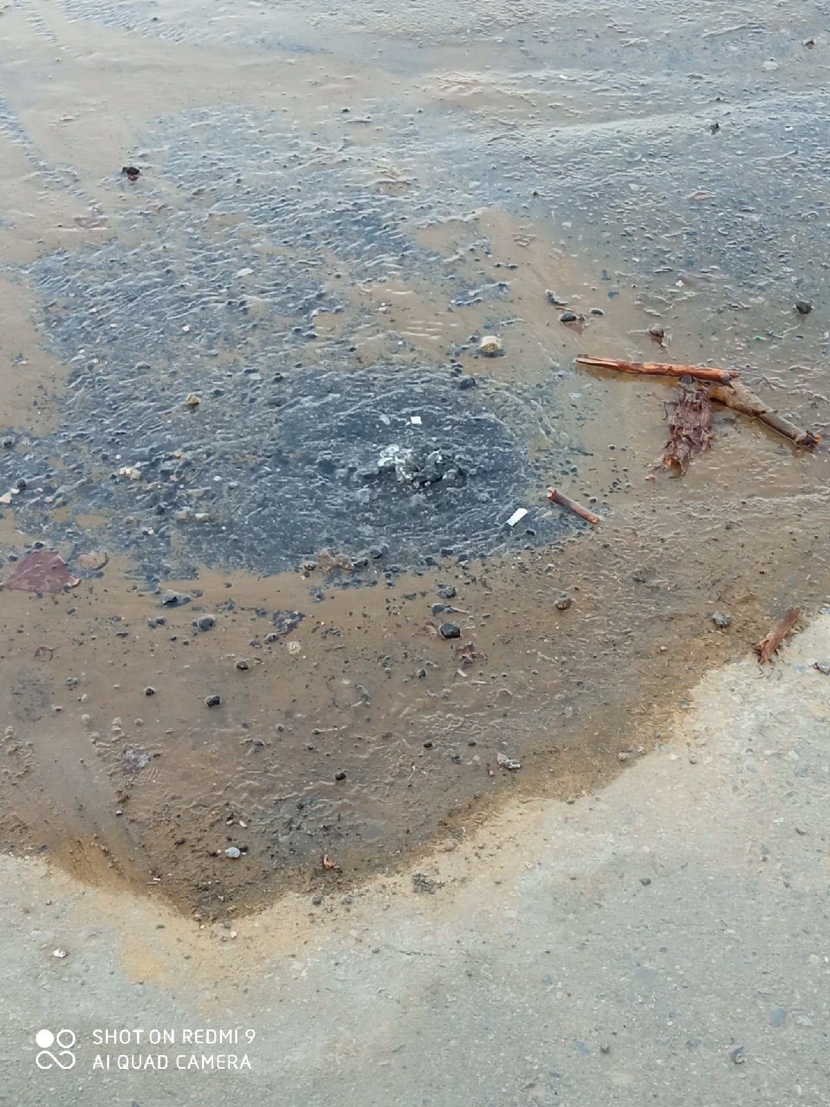 В Пензе на улице Воронова «замироточил» асфальт