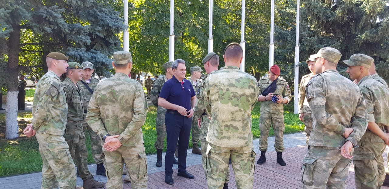 С днем спецназа бойцов и ветеранов внутренних войск поздравил Валерий Лидин