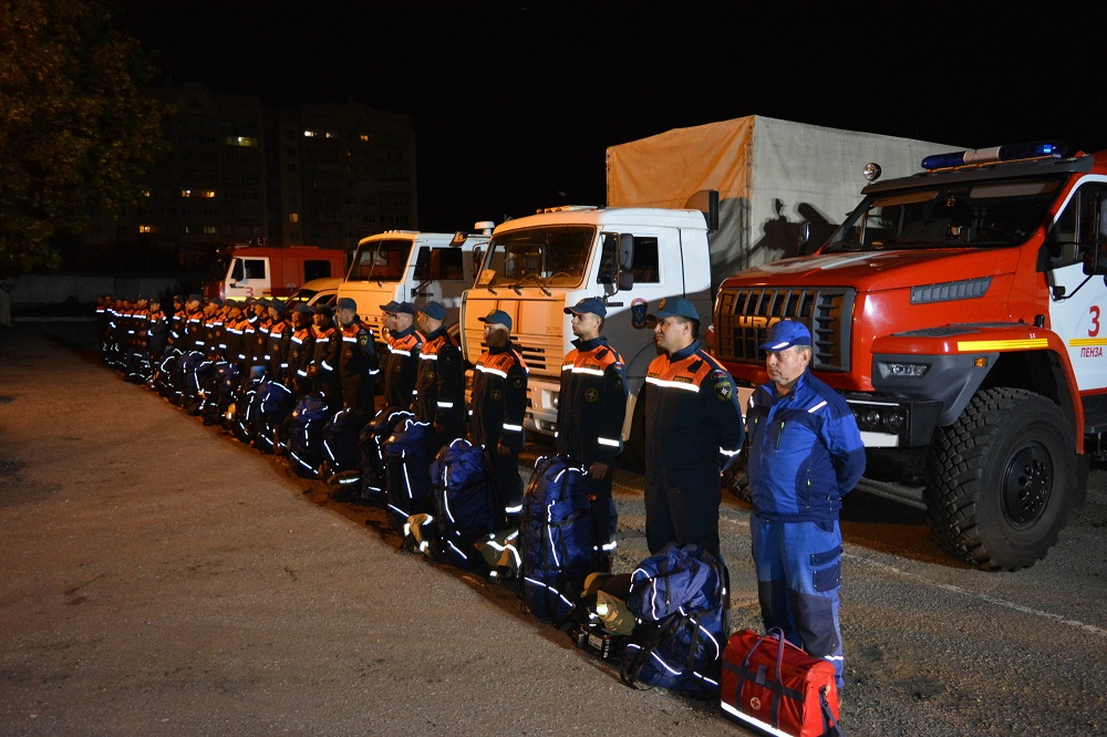 Пензенские спасатели будут тушить пожары в соседнем регионе