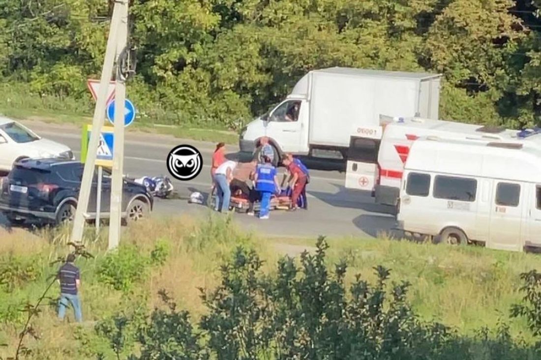 В Пензе мотоциклист пострадал в дорожной аварии