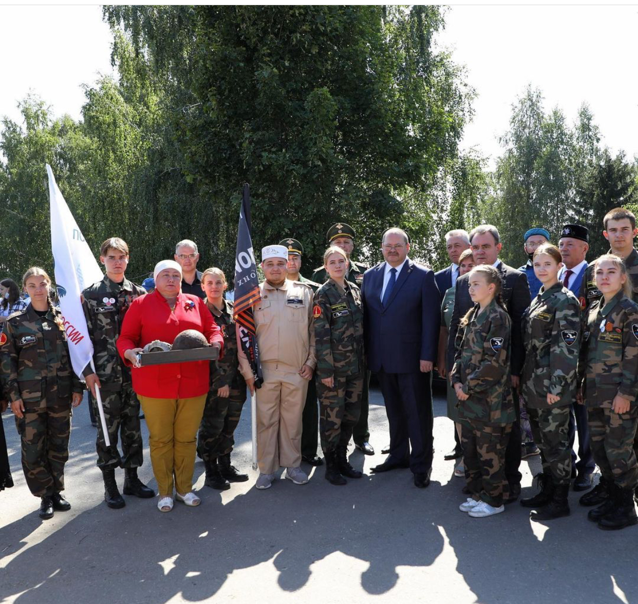 В Пензенской области перезахоронили прах погибшего в Белоруссии бойца ВОВ