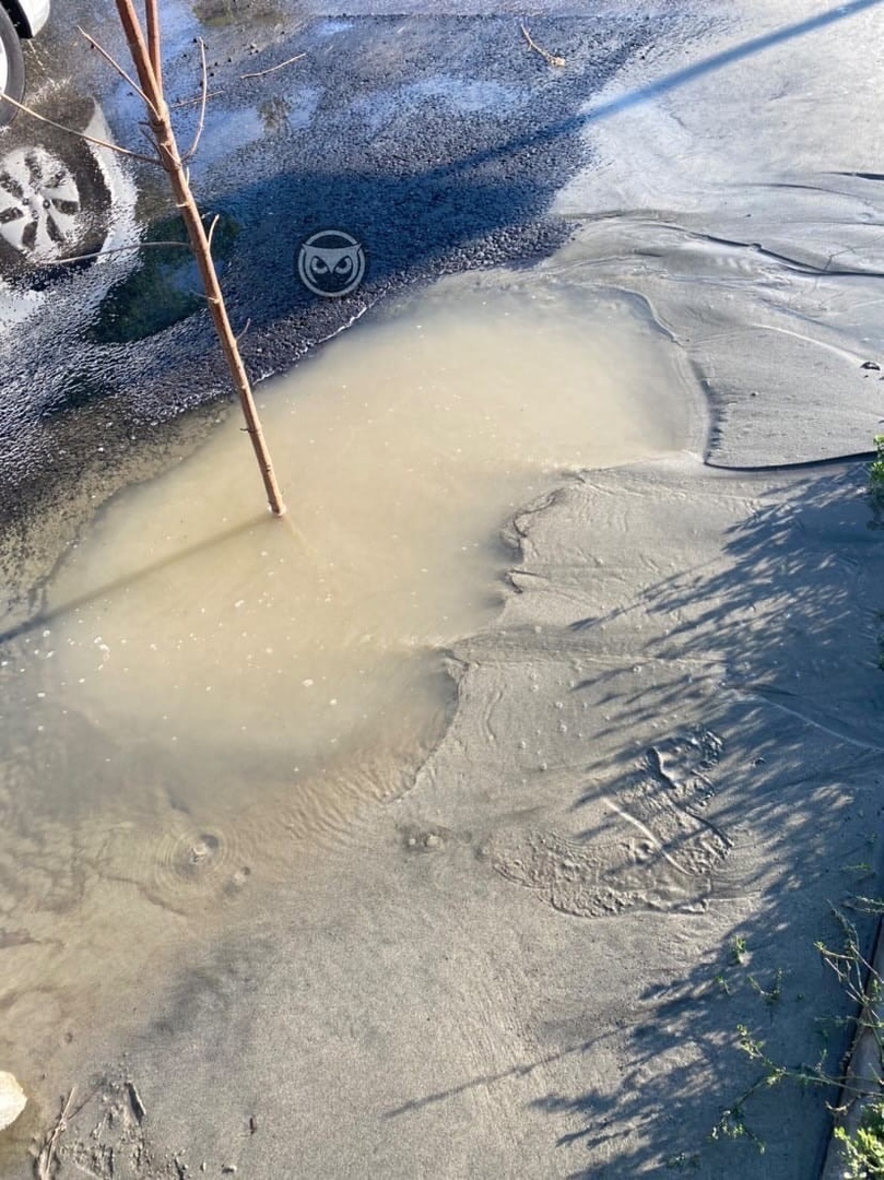 В Пензе на улице Металлистов провалился асфальт