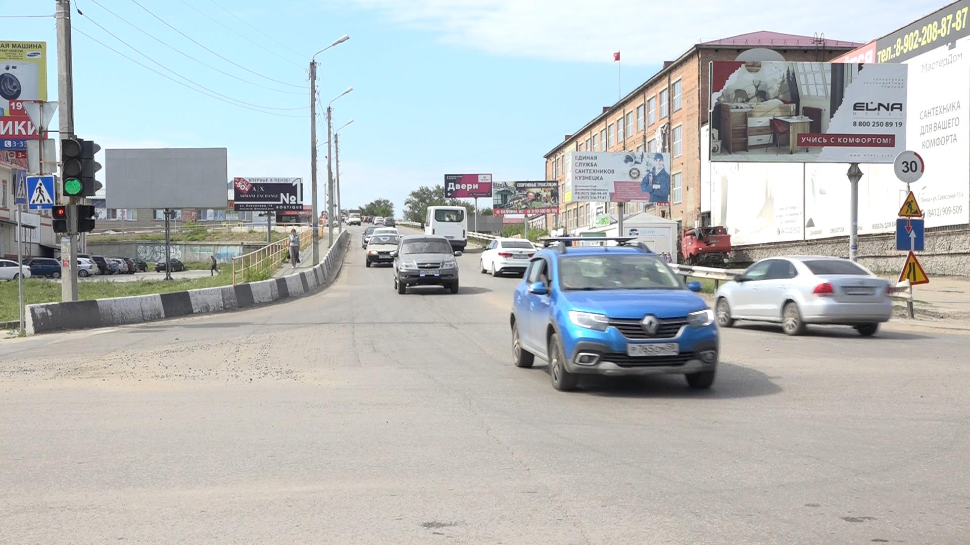 В администрации Кузнецка не называют срок окончания ремонта путепровода на Стекловской