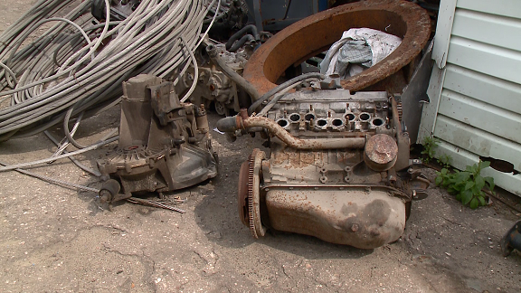 В Пензе угонщик разобрал чужой автомобиль на запчасти