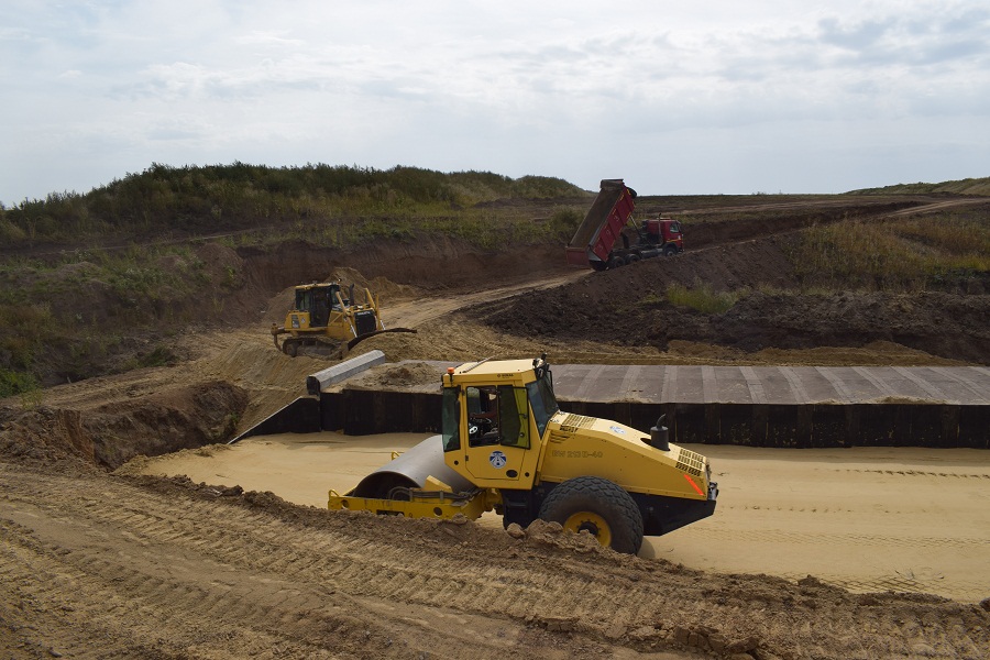 В Пензенской области дорожники возводят новый участок трассы М-5 в объезд Спасска