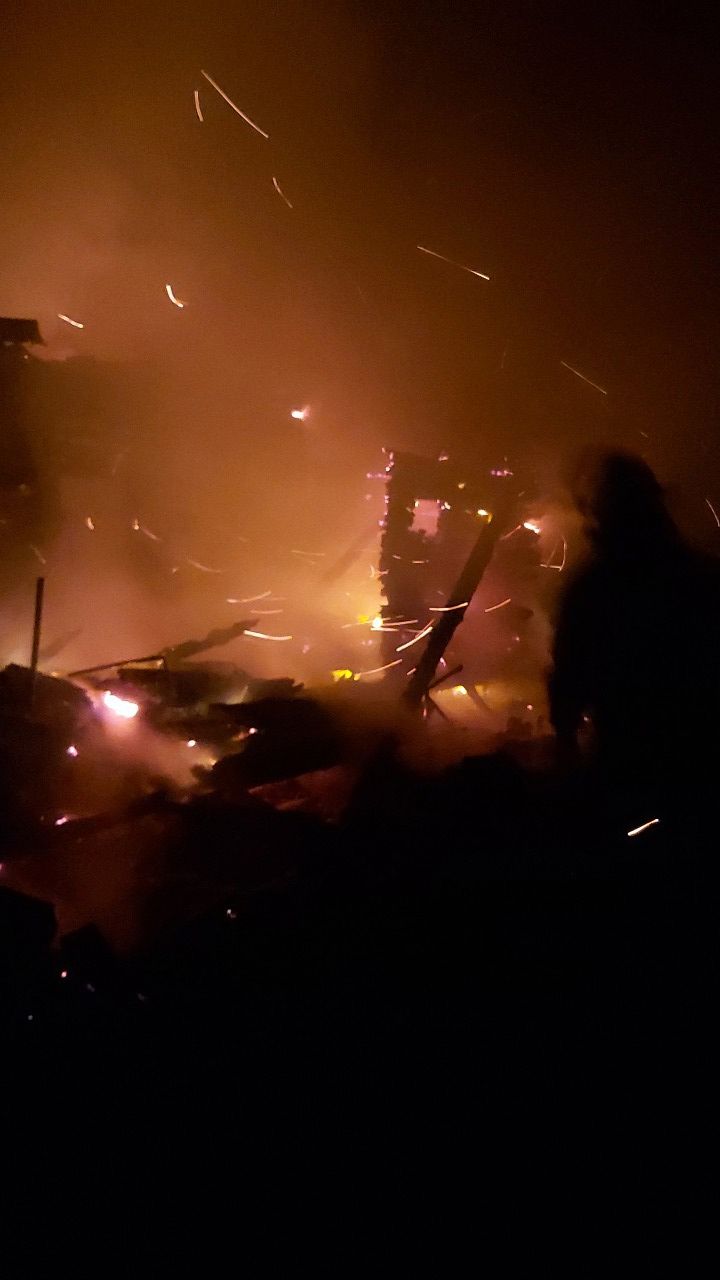 В Пензенской области в ночном пожаре пострадал пенсионер