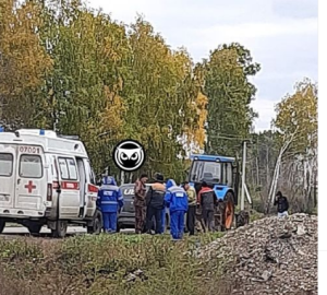 В Пензе таксист не поделил дорогу с трактором