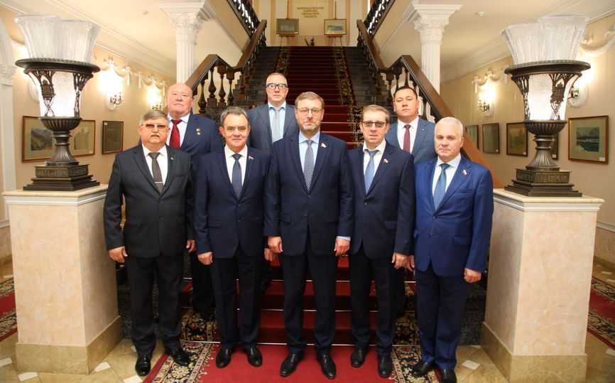 Валерий Лидин встретил делегацию высокопоставленных гостей из Совета Федерации